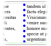 copie d'écran de l'affichage de la propriété CSS column-rule